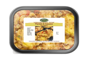 Plantain & Cassava With Saltfish
